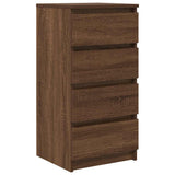 Sideboard Brown Oak 37.5x35x76 cm Engineered Wood 861757