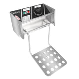 ZNTS EH81 2500W 220-240V 6.3QT/6L Stainless Steel Single Cylinder Electric Fryer UK Plug 56252372