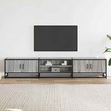 TV Cabinet Grey Sonoma 210x35x41 cm Engineered Wood 3300783