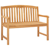 Handcarved Rose Bench 114 x 60.5 x 95 cm Solid Teak Wood 42030013