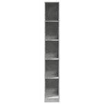 Wardrobe Concrete Grey 30x50x200 cm Engineered Wood 3307705
