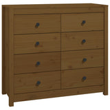 Side Cabinet Honey Brown 100x40x90 cm Solid Wood Pine 821772