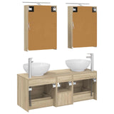 Bathroom Furniture Set 5 pcs Sonoma Oak 3406953