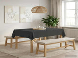 Table Cloth 5 pcs Rectangular Dark Grey 140 x 160 cm 42040331