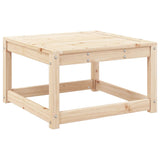 Garden Footstool with Cushions Solid Wood Pine 844699