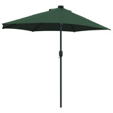 Garden Parasol Green 294 x 150 x 223 cm Polyester and Steel 42003260