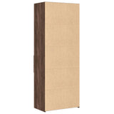 Highboard Brown Oak 70x42.5x185 cm Engineered Wood 3281468