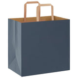 Paper Bags 250 pcs with Handles Blue 26x17x25 cm 4101927