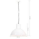 Hanging Lamp 25 W White Round 48 cm E27 320566