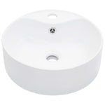 Wash Basin with Overflow 36x13 cm Ceramic White 143911