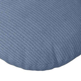 Seat Cushions 2 pcs Blue 80 cm Corduroy Fabric 42014263