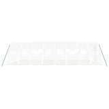 Greenhouse with Steel Frame White 32 m 8x4x2 m 3188074