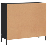 Sideboard Black 90x34x80 cm Engineered Wood 828117