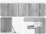 Wall-Mounted TV Cabinet Grey Sonoma 59.5 x 31 x 30 cm 898371