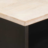 Bedside Cabinet White 50 x 33 x 60 cm Solid Mango Wood 4017874
