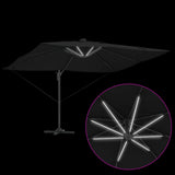 Umbrella Black 352 x 251 x 265 cm Polyester and Aluminium 42003331