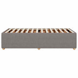 Bed Frame without Mattress Taupe 90x190 cm Single Fabric 3284904