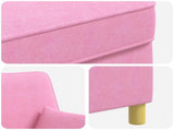 XL Armchair with Cushions Pink Fabric 42043494