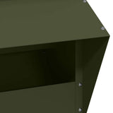 Chicken Feeder Olive Green 35 x 30.5 x 43.5 cm 874694