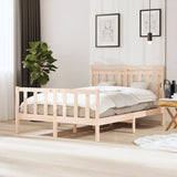 3100958 Bed Frame without Mattress Solid Wood 140x200 cm