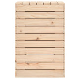 Laundry Basket 44x44x66 cm Solid Wood Pine 832317