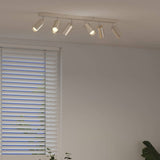 Ceiling Spotlight with Spotlights Nickel 73 x 6 x 16 cm Metal 4108205