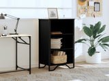 Bookcase Black 50x31x106 cm Engineered Wood 848604