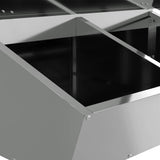 Pig Feeder Silver 55 x 51 x 91.5 cm Galvanised Steel 874641