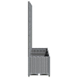Garden Planter Light Grey 120 x 40 x 136 cm 153274
