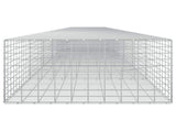 Gabion with 5 mm Wire and 5x10 cm Mesh 900x100x50 cm 3464820