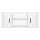 ZNTS TV Cabinet White 100x35x40 cm Engineered Wood 823091