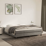 Pocket Spring Bed Mattress Medium Light Grey 152x203x20 cm Queen 347883