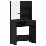 Dressing Table Black Oak 74.5 x 40 x 141 cm Engineered Wood 862785
