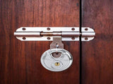 Discus Locks with Keys Silver Stainless Steel 42020754