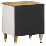 ZNTS Bedside Cabinet 40x33x46 cm Solid Wood Mango 4018670