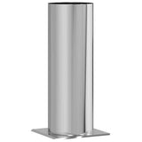 Chimney Head Extension Silver 29 x 29 x 50 cm Stainless Steel 42008441
