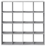 Book Cabinet Grey Sonoma 137.5x29x137.5 cm Engineered Wood 3310294