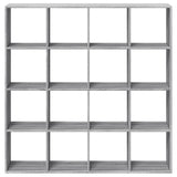 Book Cabinet Grey Sonoma 137.5x29x137.5 cm Engineered Wood 3310294