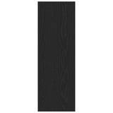 Wall TV Cabinet 2 pcs Black Oak 30.5 x 28.5 x 90 cm 862571