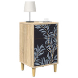 Bedside Cabinet DOKKUM 2 pcs Sonoma Oak 36 x 33 x 60 cm 8007286