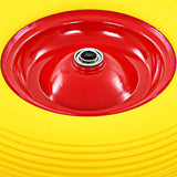 Wheelbarrow Wheel with Axle Solid PU 4.00-8 390 mm 142980