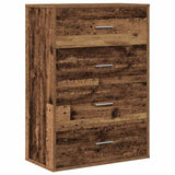 Sideboard with Drawer Old Wood 60 x 31 x 84 cm Engineered Wood 871672