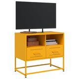 TV Cabinet Mustard Yellow 68x39x60.5 cm Steel 846551