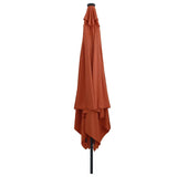 Garden Parasol Terracotta 295 x 295 x 245 cm 42003665