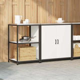 Kitchen Storage Set HATTEM 2 pcs White Cold-rolled Steel 3392681
