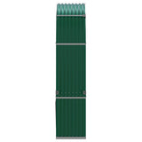 Log Holder Green 120x45x210 cm Galvanised Steel 364542