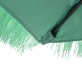 Garden Parasol with Steel Pole Green 300x200x250 cm 4005095