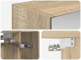 Bathroom Mirror Cabinet Sonoma Oak 60 x 14.5 x 70 cm 889185