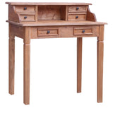 Writing Desk with Drawers 90x50x101 cm Solid Mahogany Wood 283912