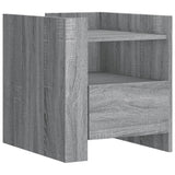 Bedside Cabinet Grey Sonoma 45x50x50 cm Engineered Wood 848281